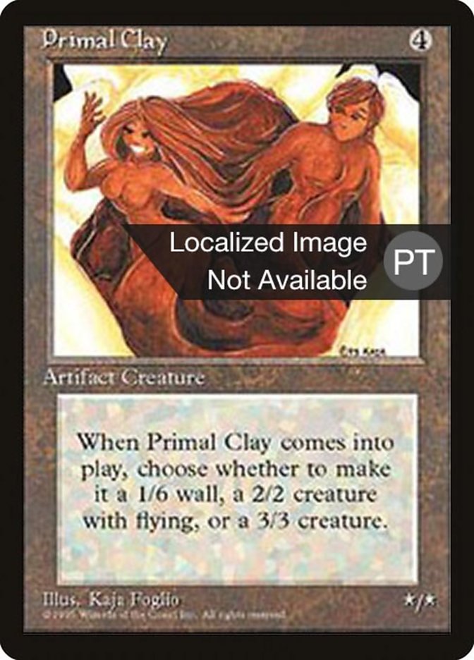 Primal Clay [Fourth Edition (Foreign Black Border)] | Golgari Games