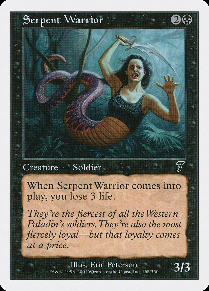 Serpent Warrior [Seventh Edition] | Local Legends