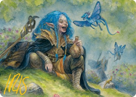 Feywild Trickster Art Card (Gold-Stamped Signature) [Dungeons & Dragons: Adventures in the Forgotten Realms Art Series] | Local Legends