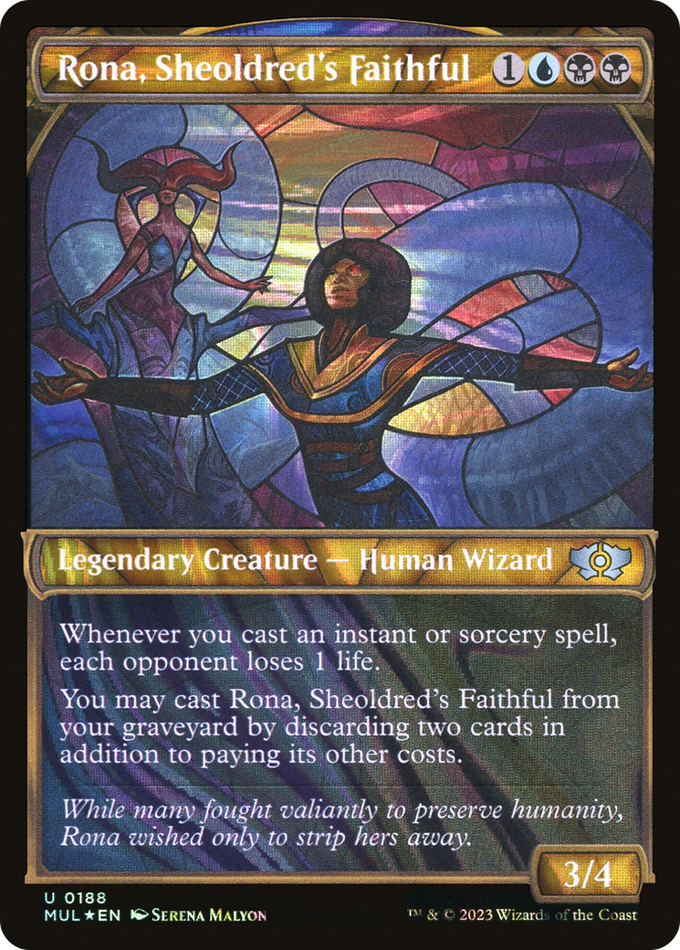 Rona, Sheoldred's Faithful (Halo Foil) [Multiverse Legends] | Golgari Games