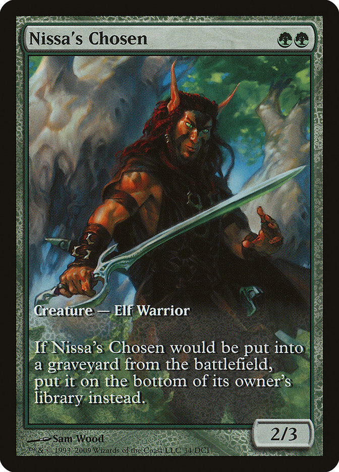 Nissa's Chosen (Game Day) (Extended Art) [Zendikar Promos] | Local Legends