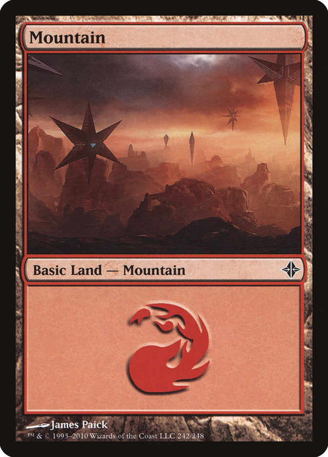 Mountain (242) [Rise of the Eldrazi] | Golgari Games