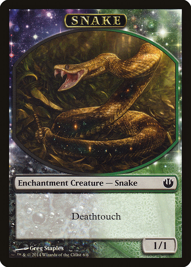 Snake Token [Journey into Nyx Tokens] | Golgari Games