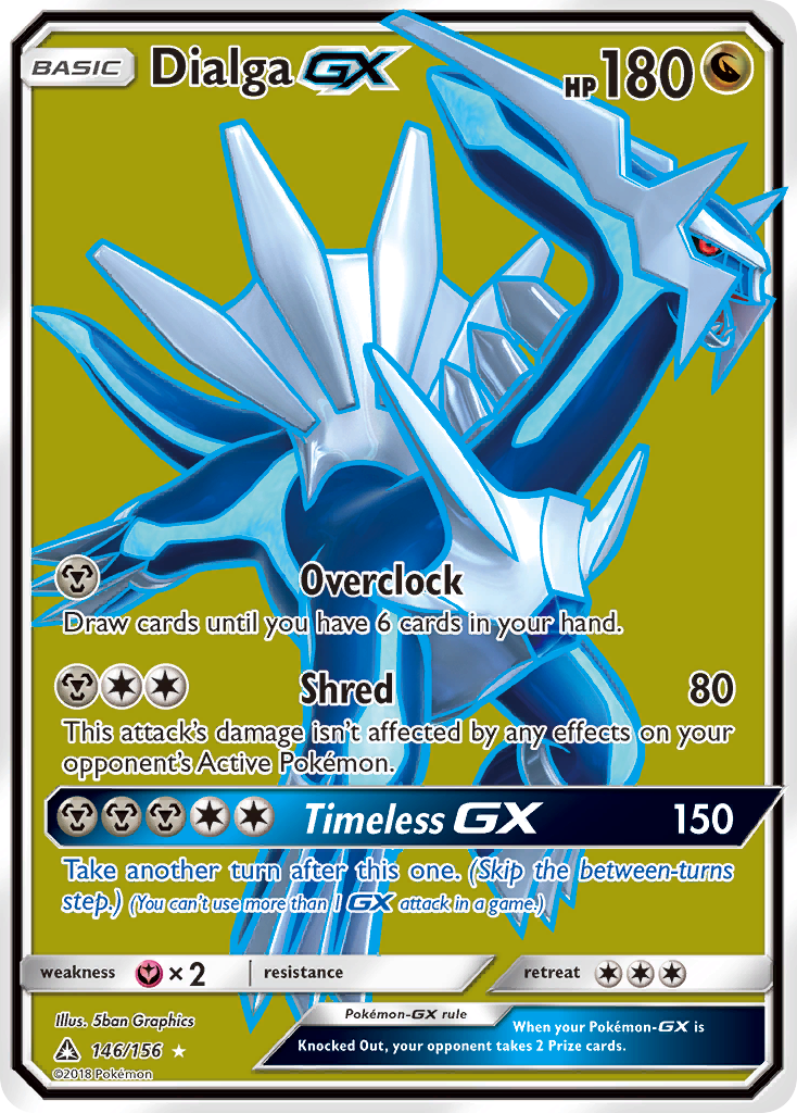 Dialga GX (146/156) [Sun & Moon: Ultra Prism] | Golgari Games