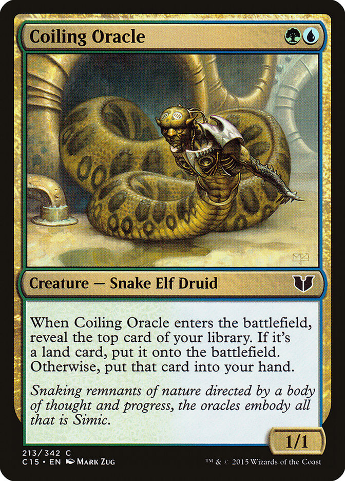 Coiling Oracle [Commander 2015] | Golgari Games