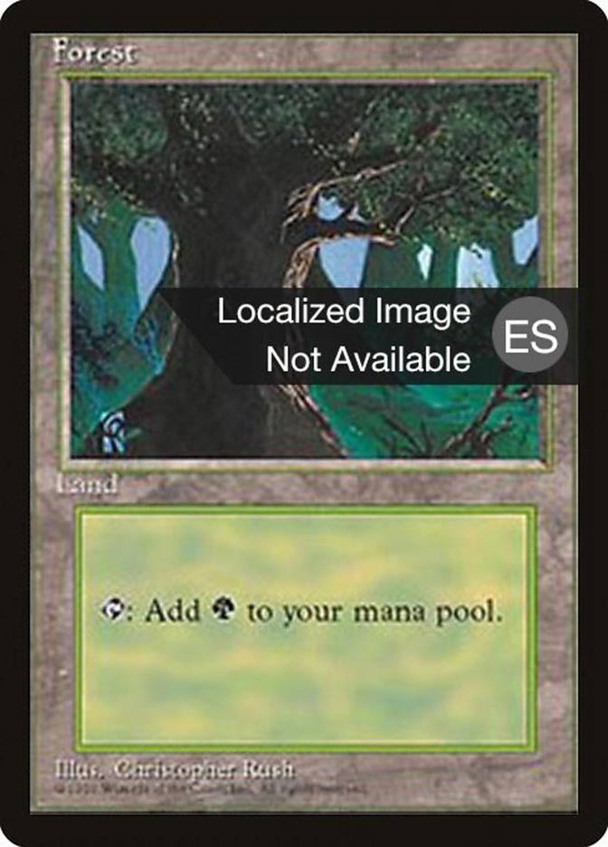 Forest (C) [Fourth Edition (Foreign Black Border)] | Local Legends