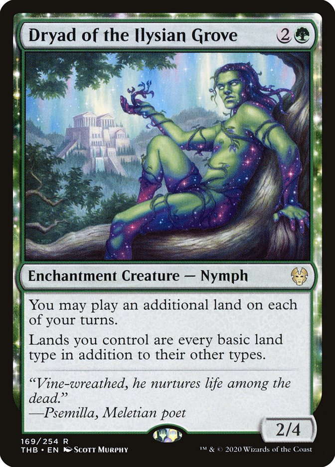 Dryad of the Ilysian Grove [Theros Beyond Death] | Golgari Games