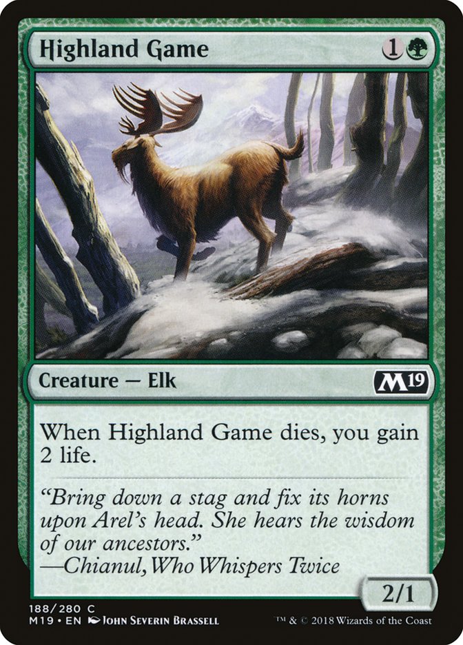 Highland Game [Core Set 2019] | Golgari Games