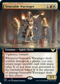 Venerable Warsinger (Extended Art) [Strixhaven: School of Mages] | Golgari Games