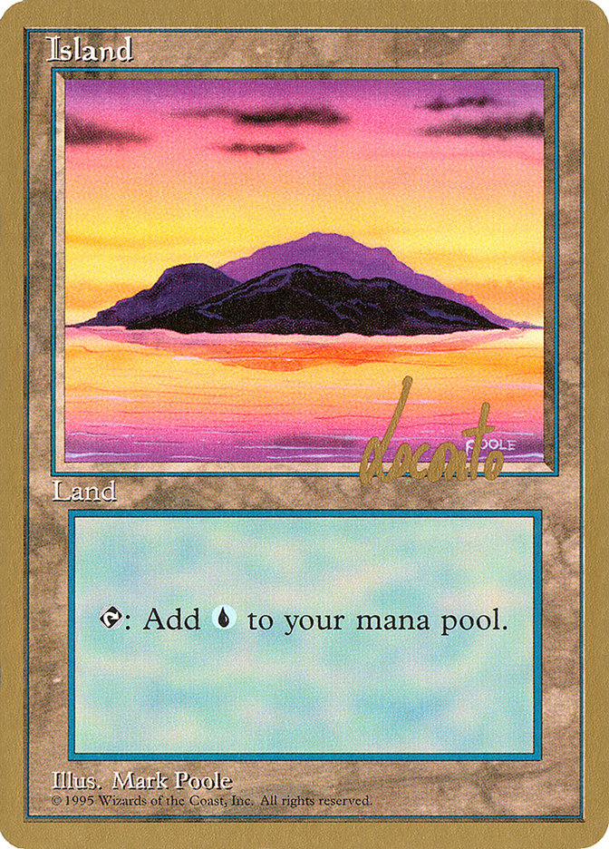 Island (ml368) (Michael Loconto) [Pro Tour Collector Set] | Golgari Games