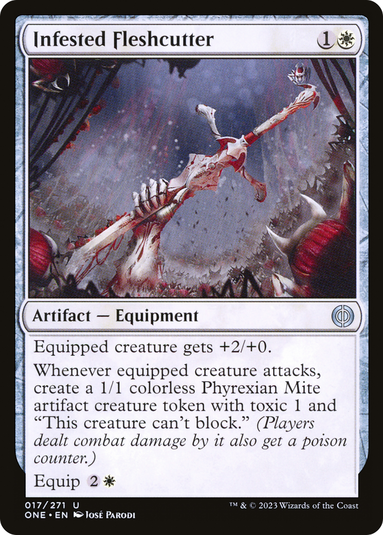 Infested Fleshcutter [Phyrexia: All Will Be One] | Local Legends
