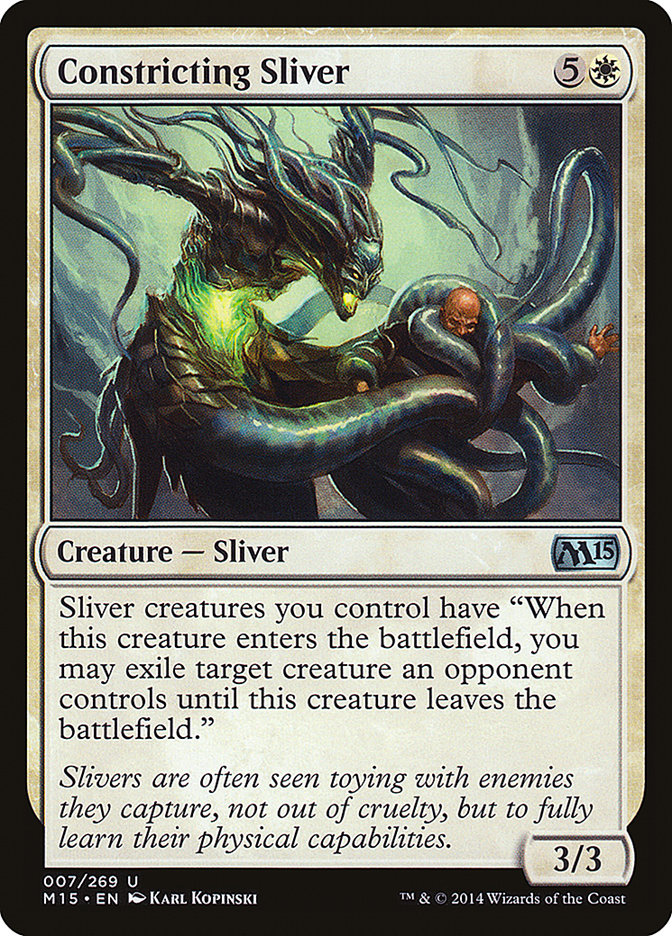 Constricting Sliver [Magic 2015] | Golgari Games