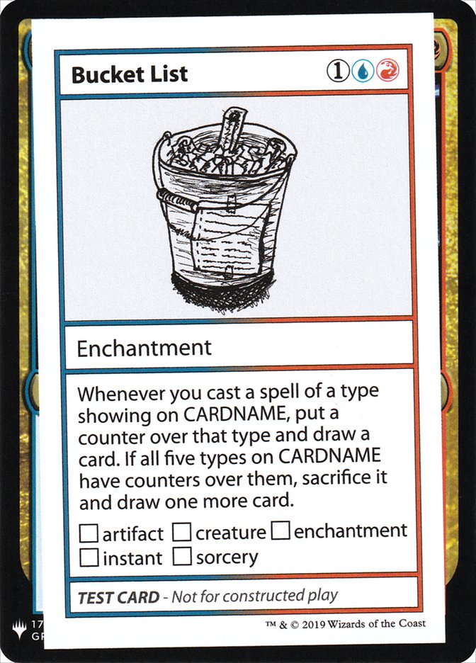 Bucket List [Mystery Booster Playtest Cards] | Golgari Games