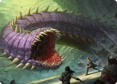 Purple Worm Art Card [Dungeons & Dragons: Adventures in the Forgotten Realms Art Series] | Local Legends