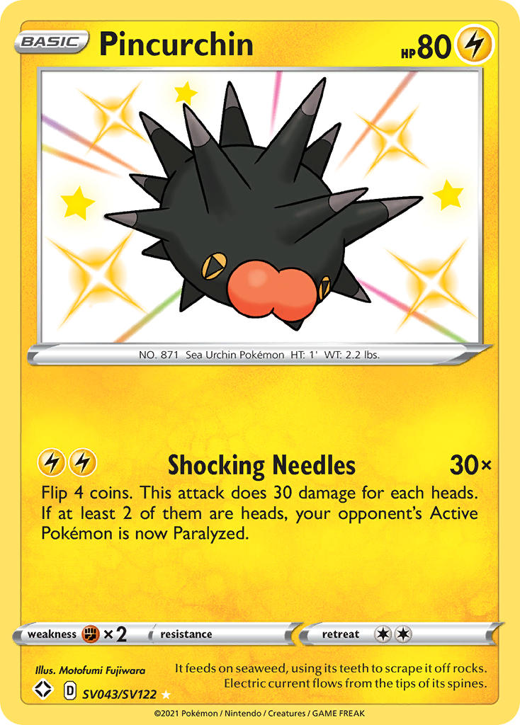 Pincurchin (SV043/SV122) [Sword & Shield: Shining Fates] | Local Legends