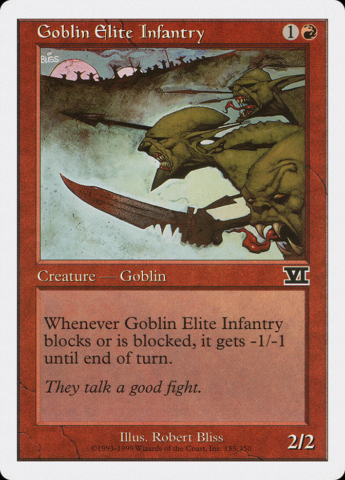 Goblin Elite Infantry [Classic Sixth Edition] | Golgari Games