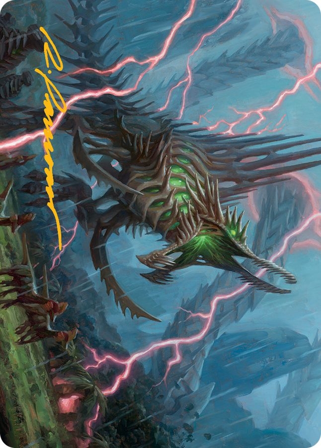 Etali, Primal Sickness Art Card (Gold-Stamped Signature) [March of the Machine Art Series] | Local Legends