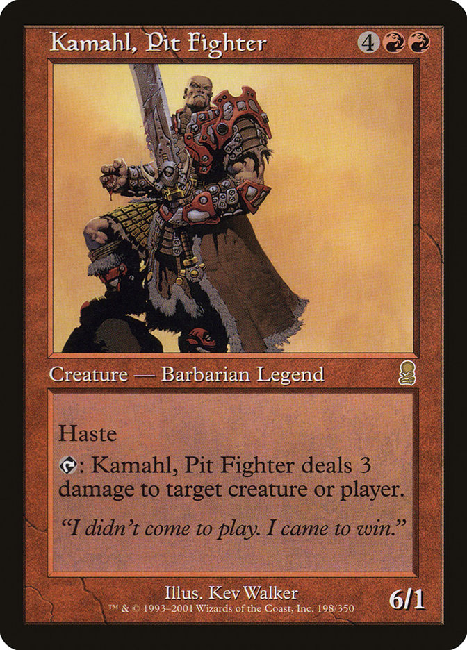 Kamahl, Pit Fighter [Odyssey] | Golgari Games