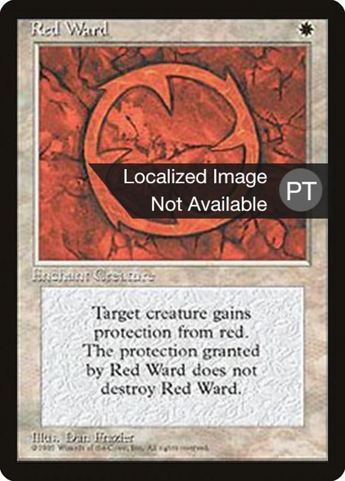 Red Ward [Fourth Edition (Foreign Black Border)] | Golgari Games