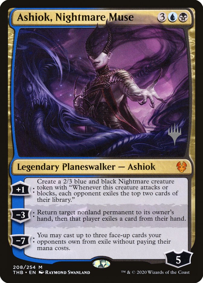 Ashiok, Nightmare Muse (Promo Pack) [Theros Beyond Death Promos] | Golgari Games