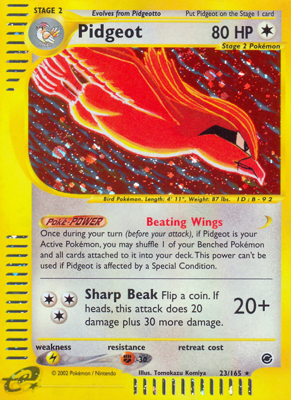 Pidgeot (23/165) [Expedition: Base Set] | Local Legends
