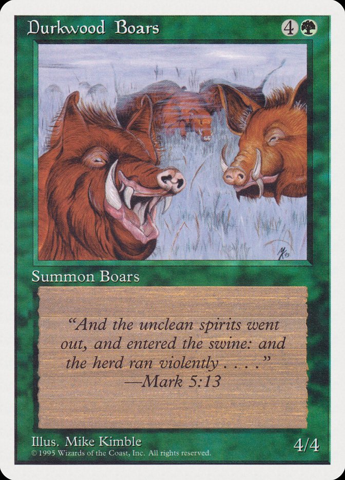 Durkwood Boars [Rivals Quick Start Set] | Golgari Games