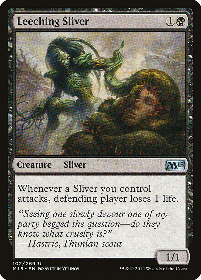 Leeching Sliver [Magic 2015] | Local Legends