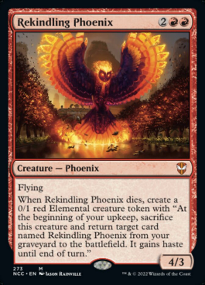 Rekindling Phoenix [Streets of New Capenna Commander] | Golgari Games