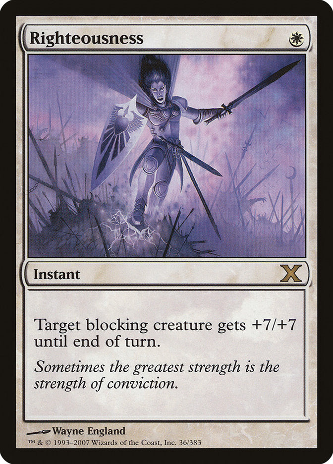 Righteousness [Tenth Edition] | Local Legends