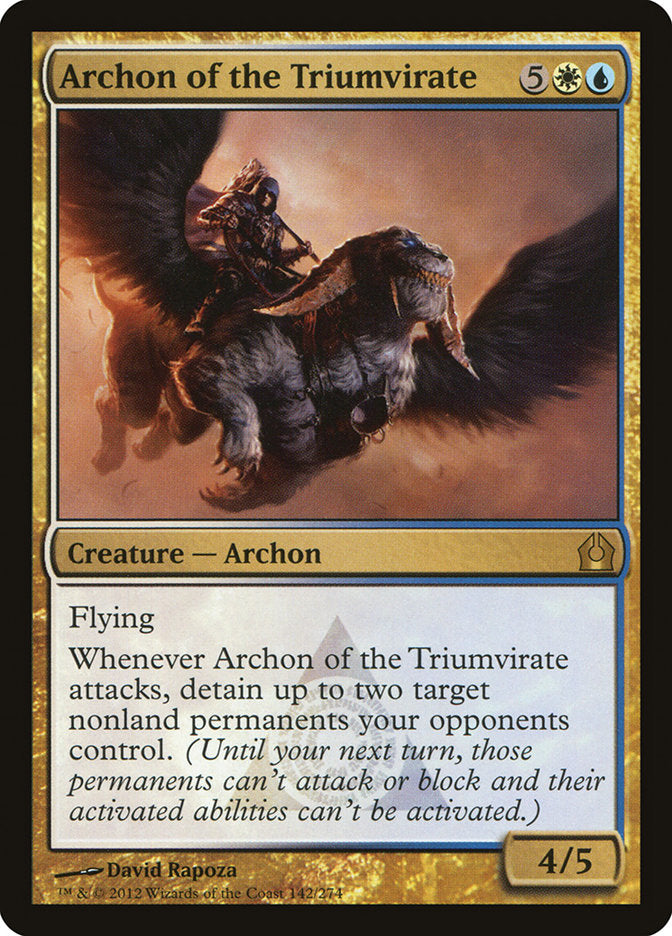 Archon of the Triumvirate [Return to Ravnica] | Golgari Games