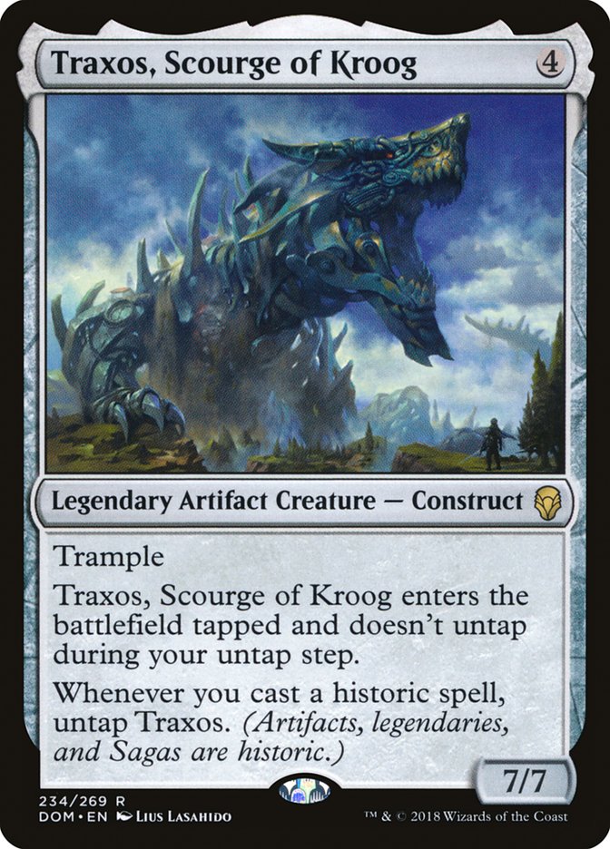 Traxos, Scourge of Kroog [Dominaria] | Golgari Games