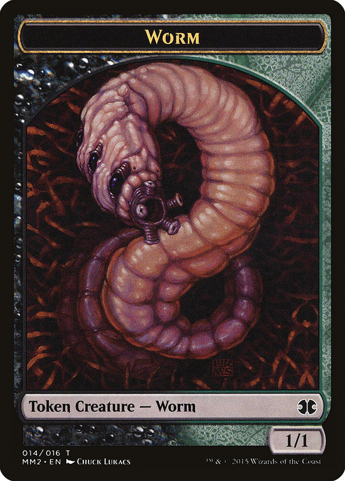 Worm Token [Modern Masters 2015 Tokens] | Golgari Games