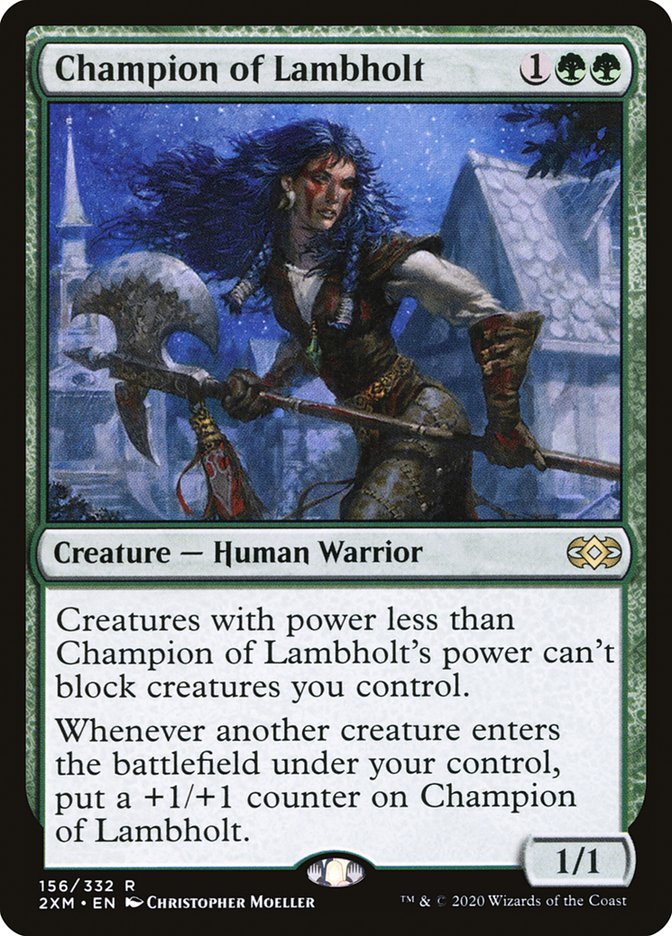 Champion of Lambholt [Double Masters] | Local Legends
