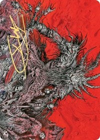 Varragoth, Bloodsky Sire Art Card (Gold-Stamped Signature) [Kaldheim Art Series] | Local Legends