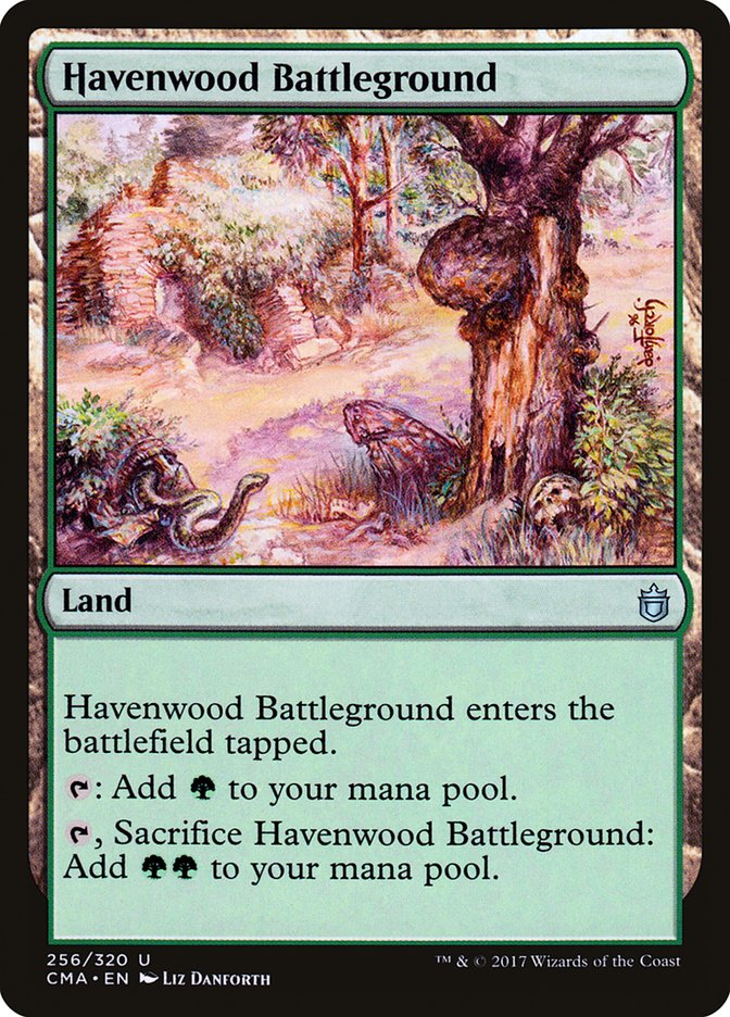 Havenwood Battleground [Commander Anthology] | Golgari Games