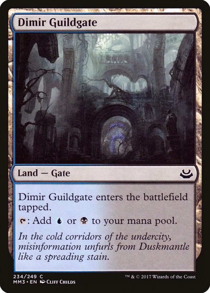 Dimir Guildgate [Modern Masters 2017] | Golgari Games