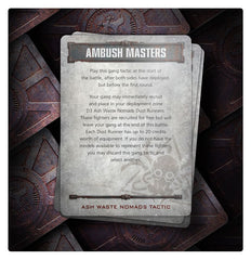 Necromunda : Ash Waste Nomads Gang Tactics Cards | Golgari Games