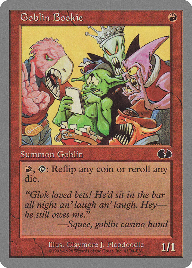 Goblin Bookie [Unglued] | Golgari Games