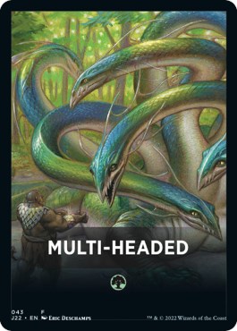 Multi-Headed Theme Card [Jumpstart 2022 Front Cards] | Golgari Games