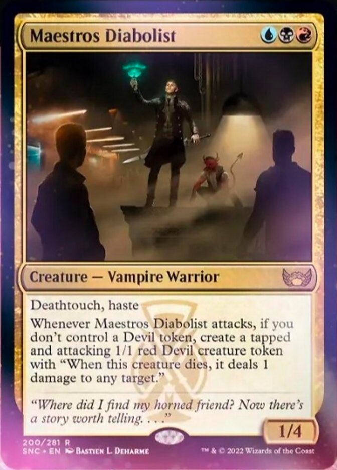 Maestros Diabolist [Streets of New Capenna] | Local Legends