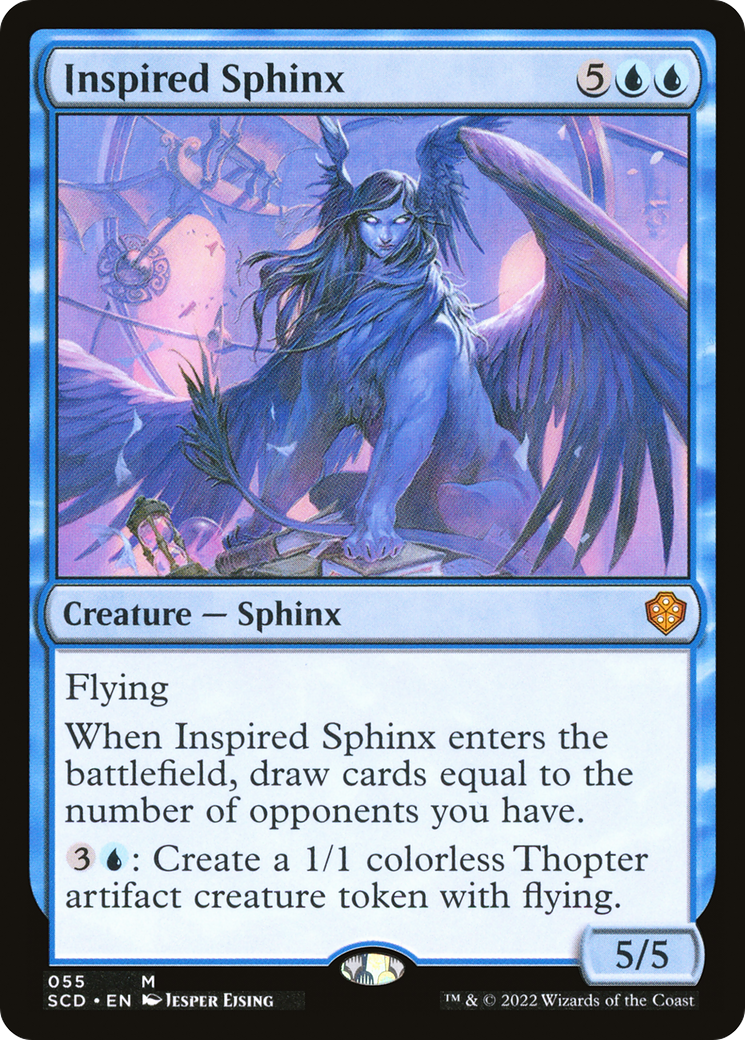 Inspired Sphinx [Starter Commander Decks] | Local Legends