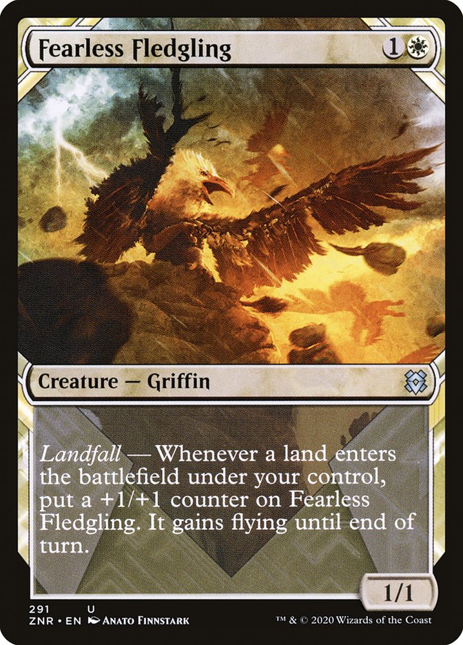 Fearless Fledgling (Showcase) [Zendikar Rising] | Local Legends