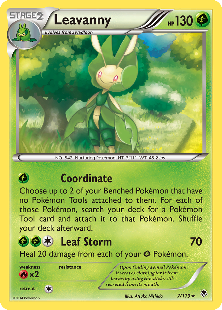 Leavanny (7/119) [XY: Phantom Forces] | Golgari Games