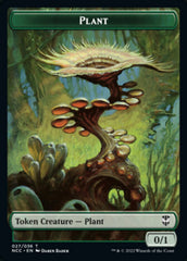 Plant // Citizen Double-sided Token [Streets of New Capenna Commander Tokens] | Golgari Games