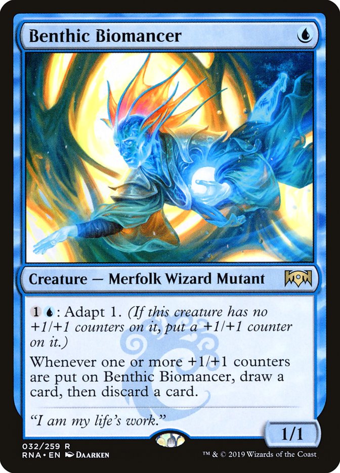 Benthic Biomancer [Ravnica Allegiance] | Golgari Games