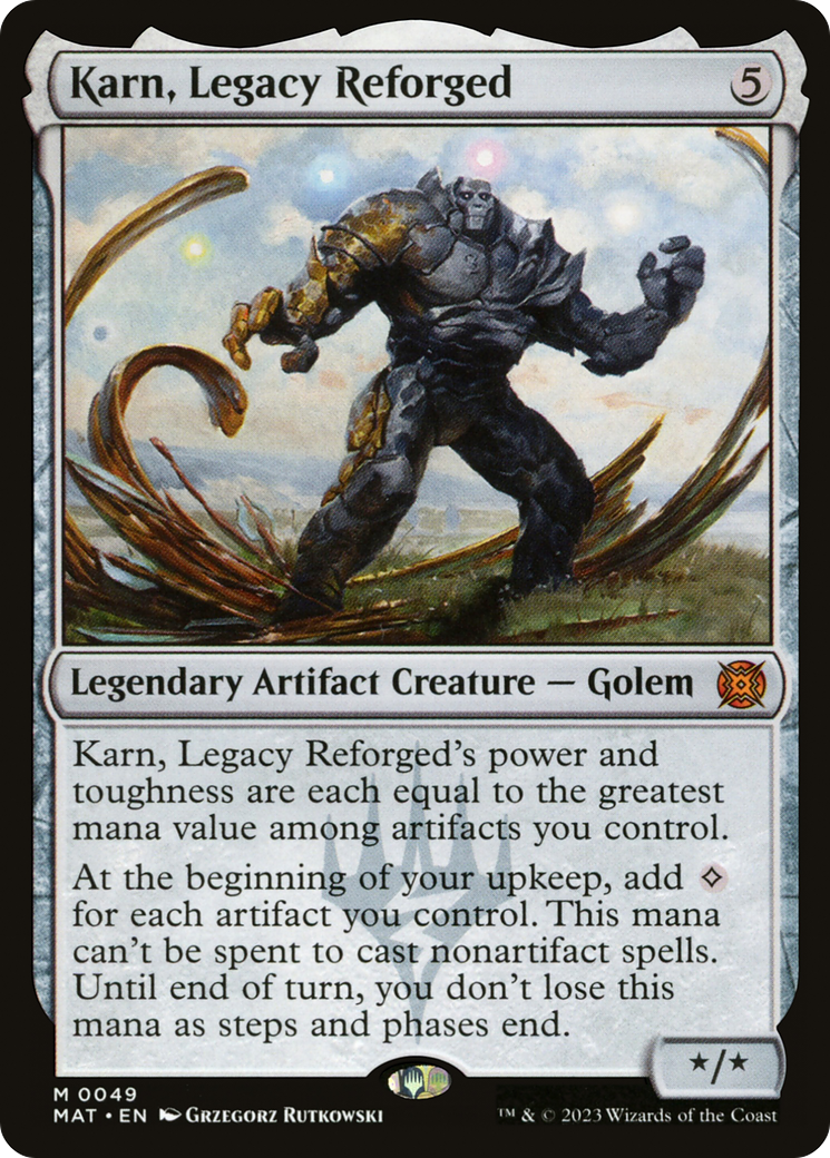 Karn, Legacy Reforged [March of the Machine: The Aftermath] | Golgari Games