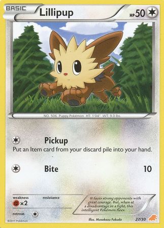 Lillipup (27/30) [Black & White: Trainer Kit - Excadrill] | Golgari Games