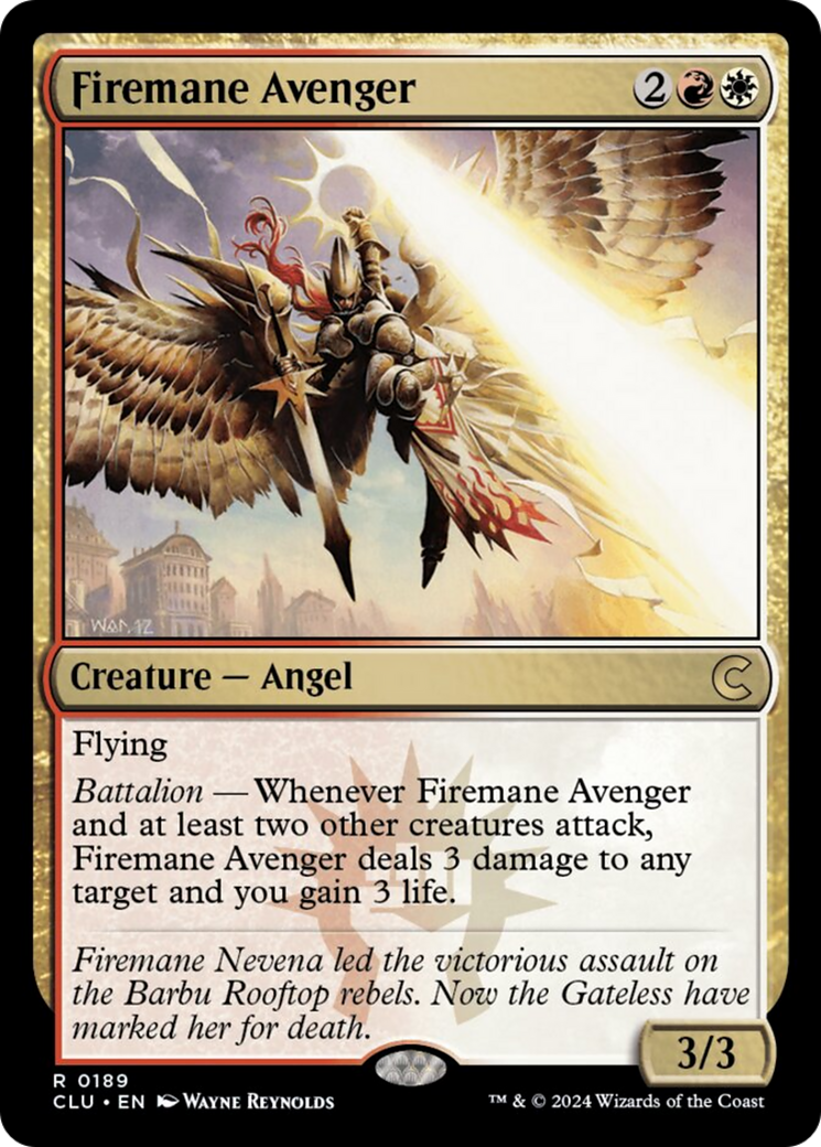 Firemane Avenger [Ravnica: Clue Edition] | Local Legends