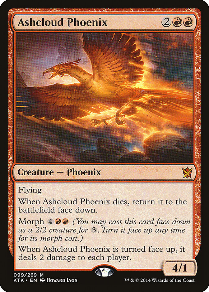 Ashcloud Phoenix [Khans of Tarkir] | Golgari Games