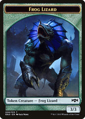 Ooze // Frog Lizard Double-sided Token [Ravnica Allegiance Guild Kit Tokens] | Golgari Games